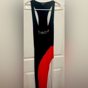 Bebe Racerback Maxi Dress